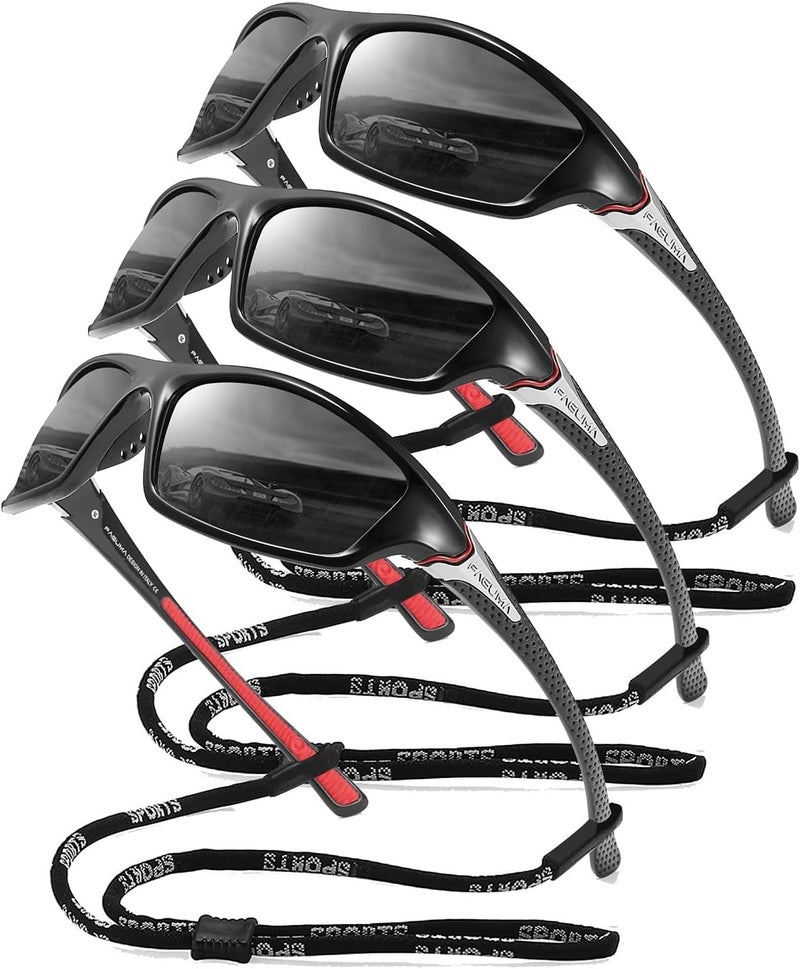 FAGUMA Sports Polarized Sunglasses For Men Cycling Driving Fishing UV400 Protection - Image 1